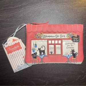 *Brand New* VENDULA - Cat Cafe Zipper Coin Purse